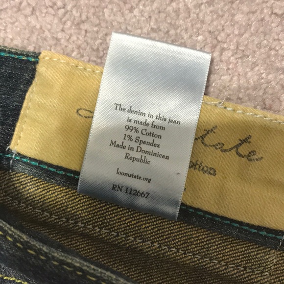 Loomstate 100% organic cotton jeans - Picture 4 of 7